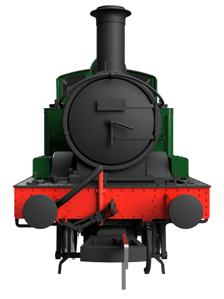 14XX Class 0-4-2 1444 BR Green Lined Early Crest Steam Locomotive