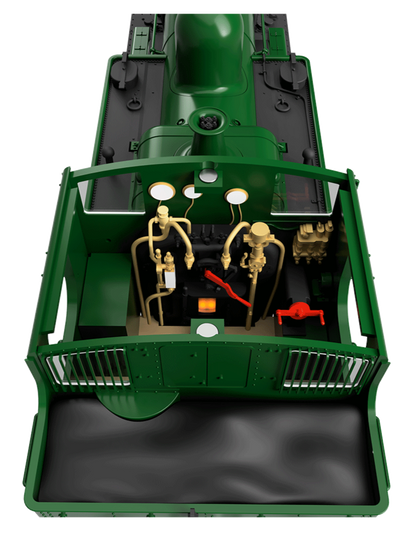 14XX Class 0-4-2 1444 BR Green Lined Early Crest Steam Locomotive