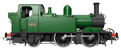 14XX Class 0-4-2 1444 BR Green Lined Early Crest Steam Locomotive