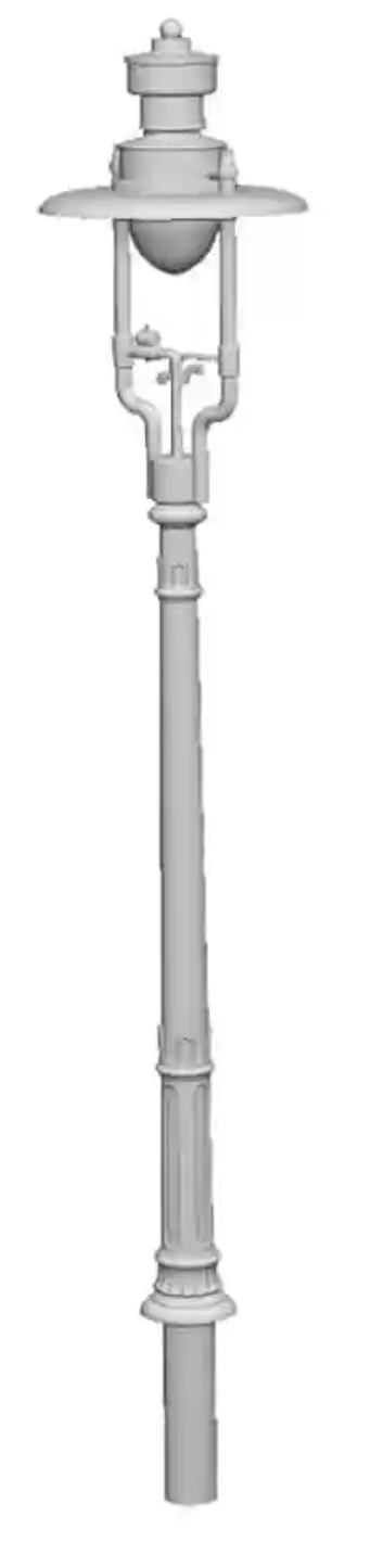 OO Gauge - Detailing - GWR No1 Circular Column Suggs Lamps x5