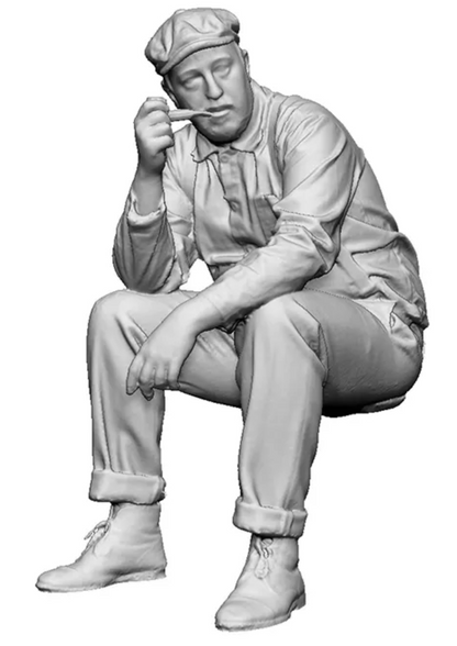 OO Gauge - Trade & Services - Mill worker at rest