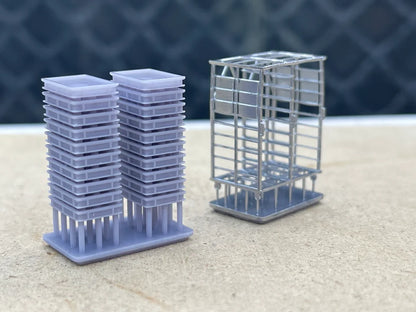 OO Gauge Storage Racks (Single Pack) - Unpainted