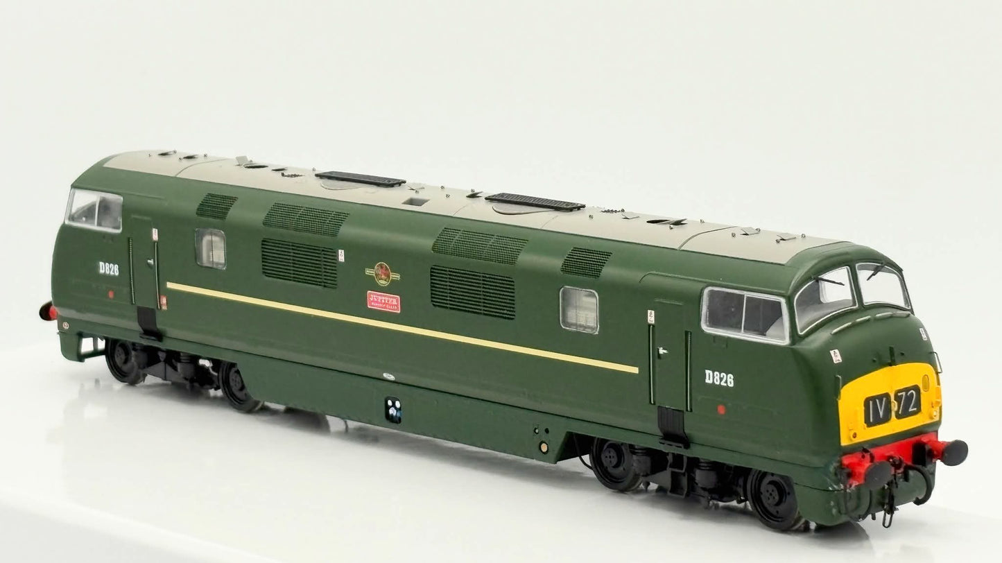 Class 42 'Warship' V1 BR Green SYP 'Jupiter' D826 Diesel Locomotive