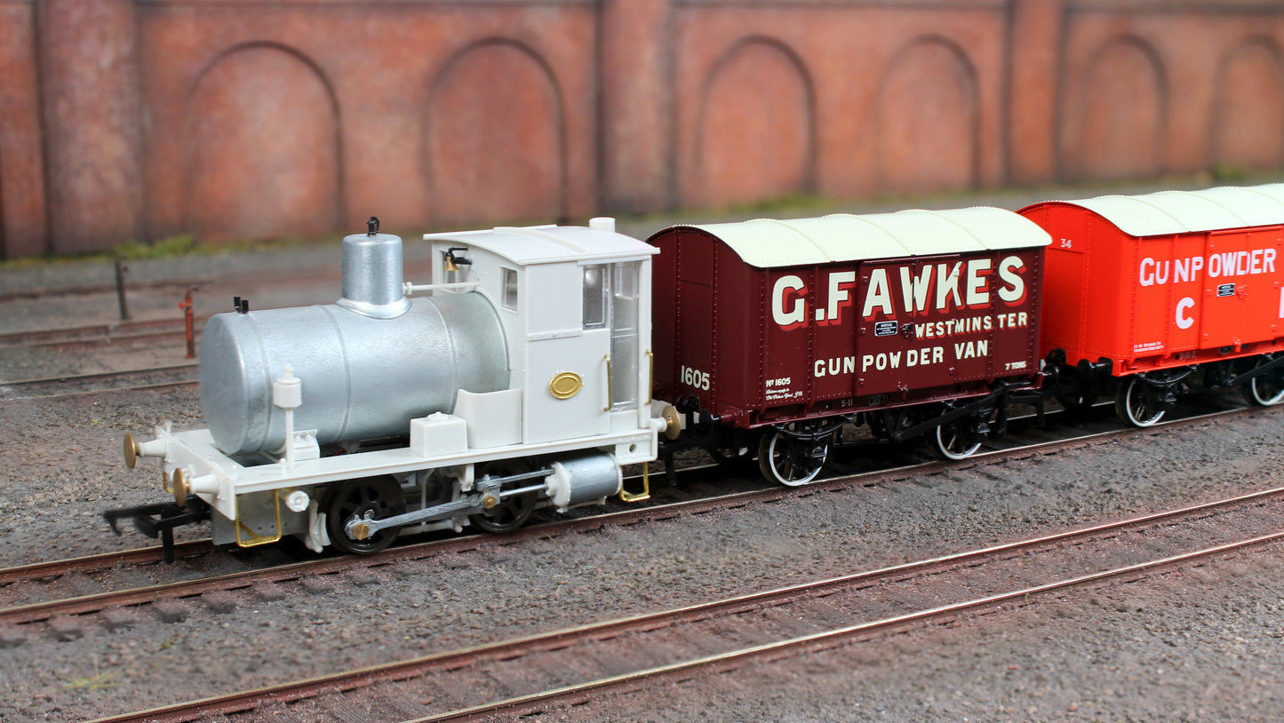 Andrew Barclay Fireless 0-4-0 G. Fawkes Gunpowder Works No.31 Steam Locomotive - DCC Sound