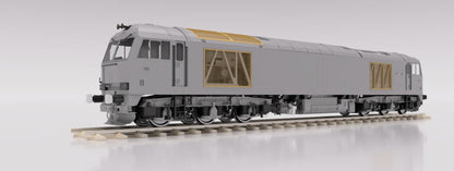 Highly Detailed Deluxe Weathered Class 60 028 Cappagh Blue Diesel Electric Locomotive