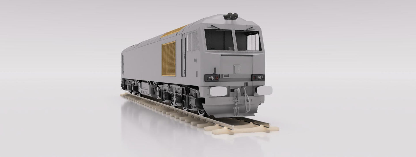 Highly Detailed Deluxe Weathered Class 60 061 “Alexander Graham Bell” Triple Grey Coal Diesel Electric Locomotive