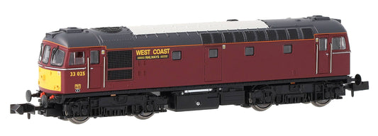 GM2210602 Class 33 025 West Coast Railway Company Diesel Locomotive