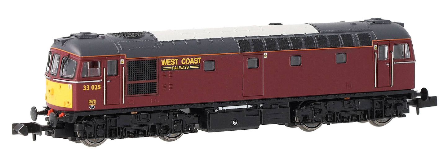 GM2210602D Class 33 025 West Coast Railway Company Diesel Locomotive - DCC Fitted