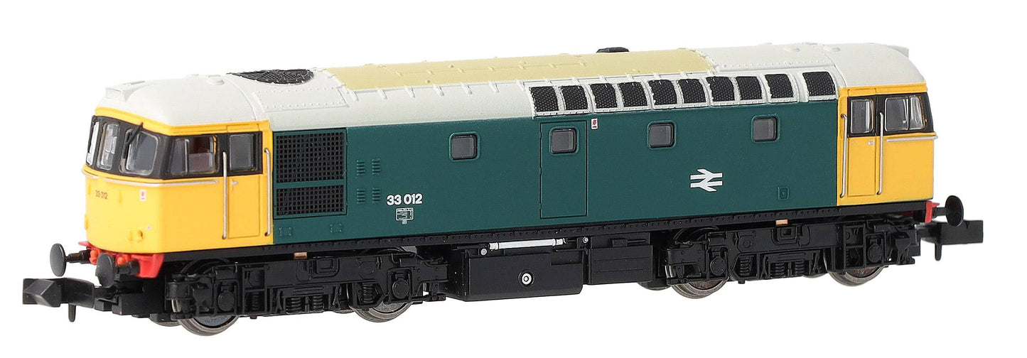 GM2210604D Class 33 012 BR Blue w/Yellow & Black Cabs Diesel Locomotive - DCC Fitted