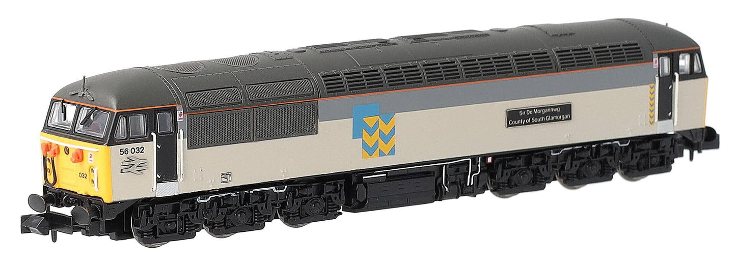 GM2210701D Class 56 032 County of South Glamorgan Railfreight Metals Diesel Locomotive - DCC Fitted