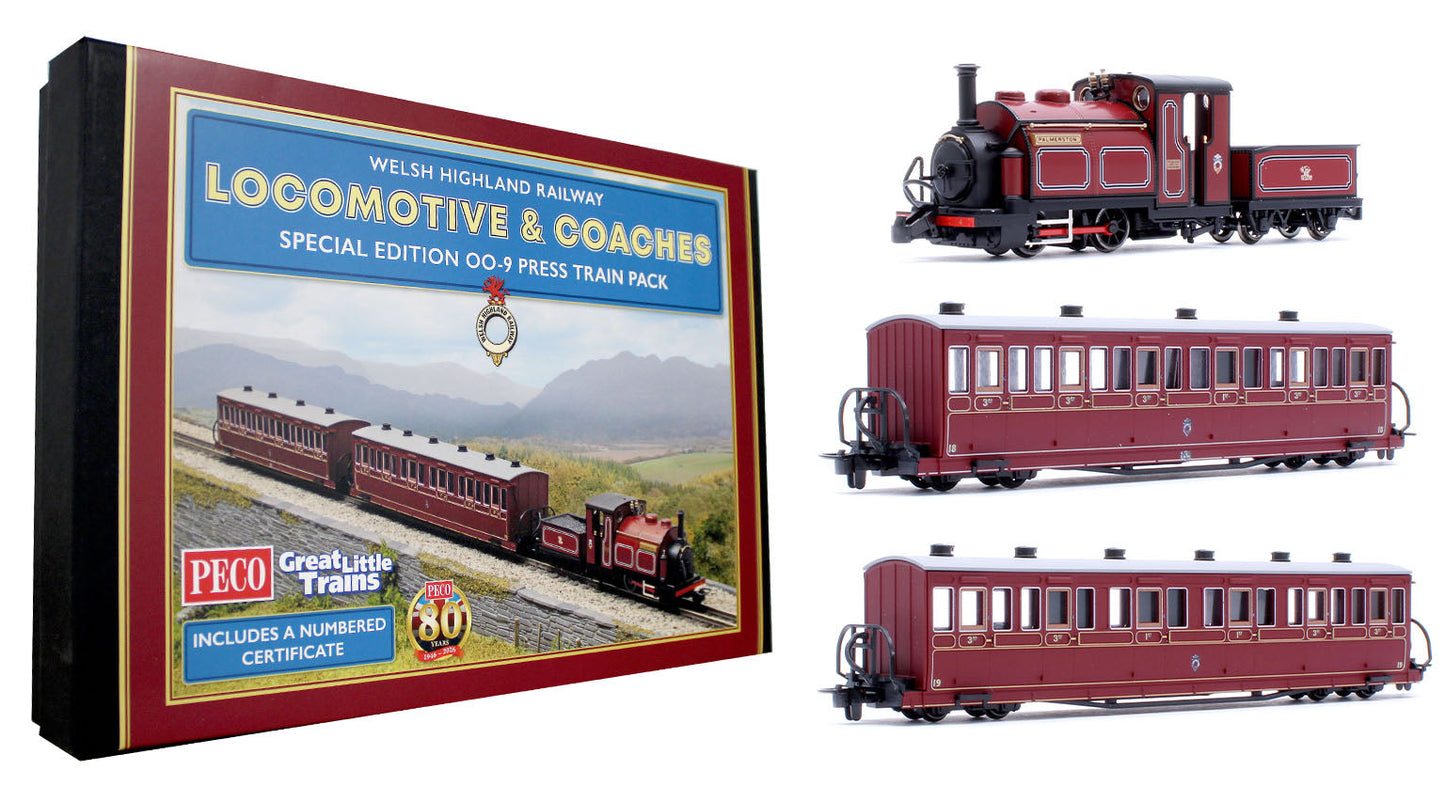 Pre-Owned GR1005 Welsh Highland Railway 'Palmerston' Locomotive & Special Edition - Press Train Pack
