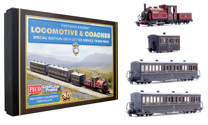 Pre-Owned Ffestiniog Railway 'Little Giant' Locomotive & Special Edition - Letter Service Train Pack