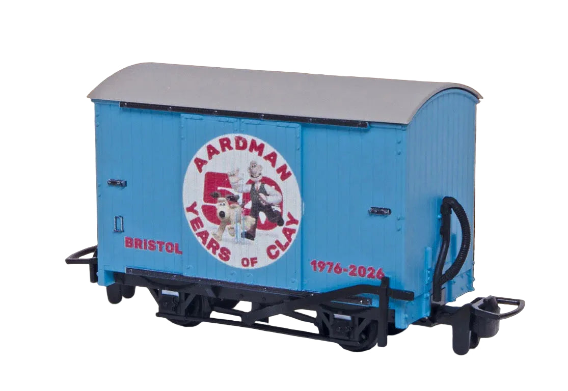 GRAA050 OO9 Box Van Wallace & Gromit Aardman 50th Anniversary Wagon Collectors Set of 5