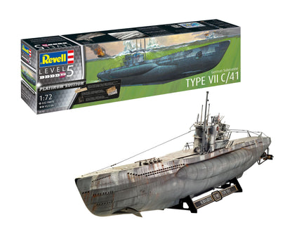 German Submarine Type VII C/41 Model Kit