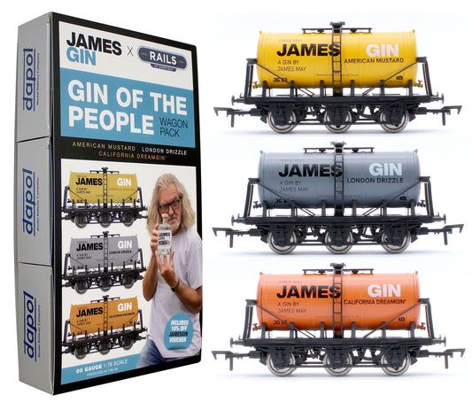 James Gin "Gin of the People" Triple Wagon Pack