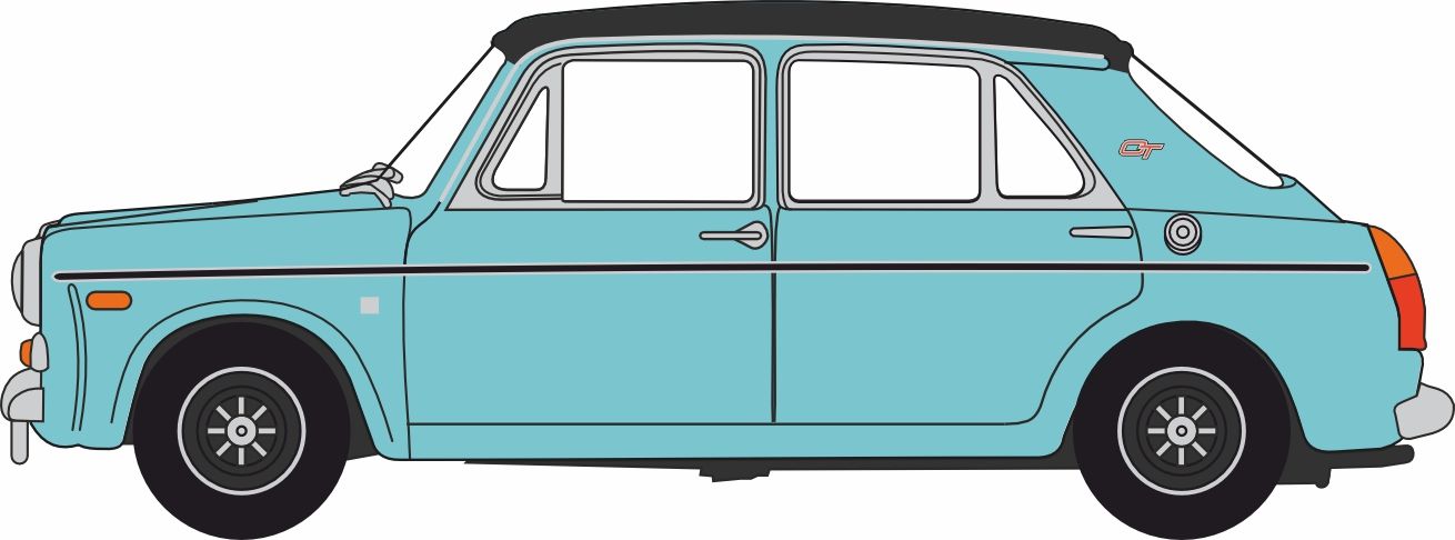 76AUS008 Austin 1300 GT Aqua