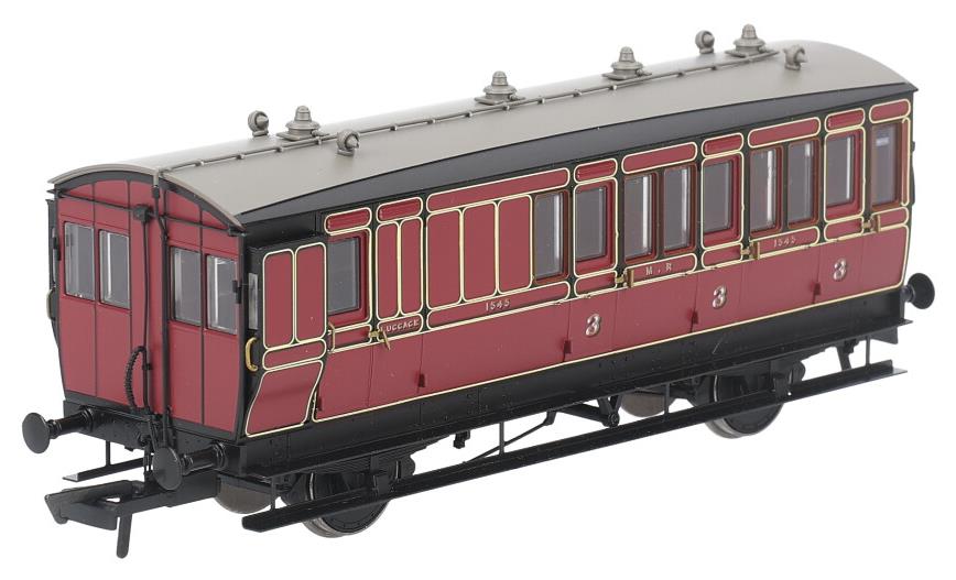 Pre-Owned Hattons Originals Genesis 4 wheel brake 3rd 1545 in Midland Railway Crimson Lake