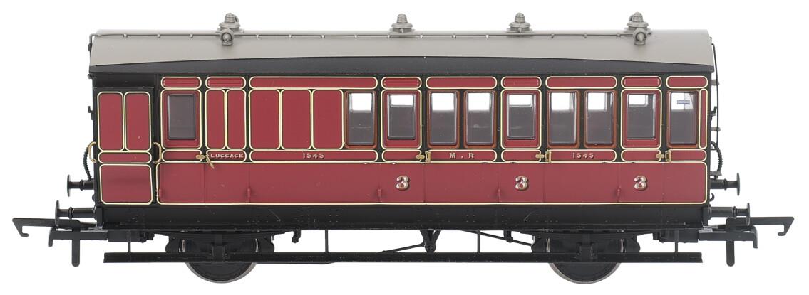 Pre-Owned Hattons Originals Genesis 4 wheel brake 3rd 1545 in Midland Railway Crimson Lake