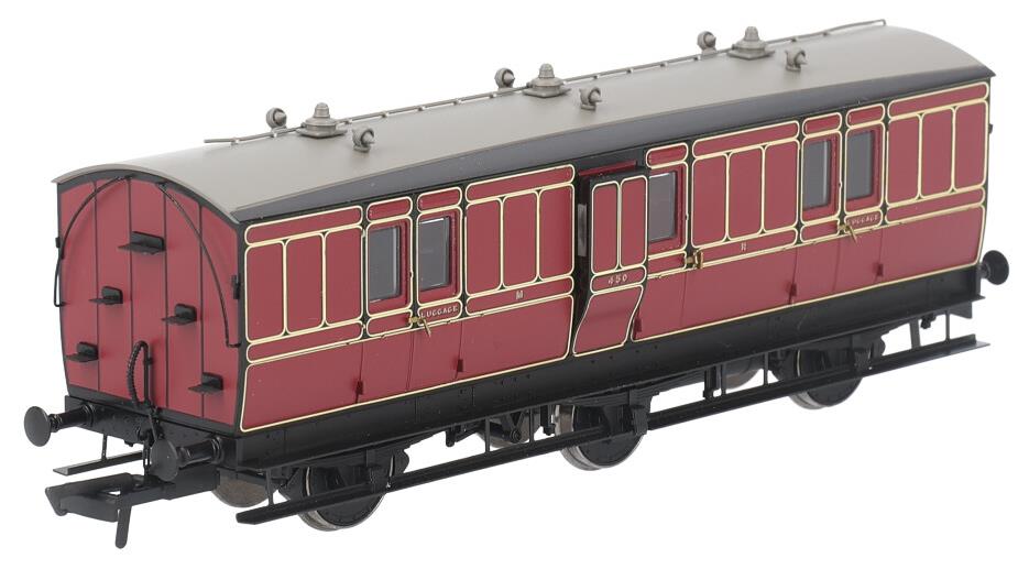 Pre-Owned Hattons Originals Genesis 6 wheel full brake 450 in Midland Railway Crimson Lake