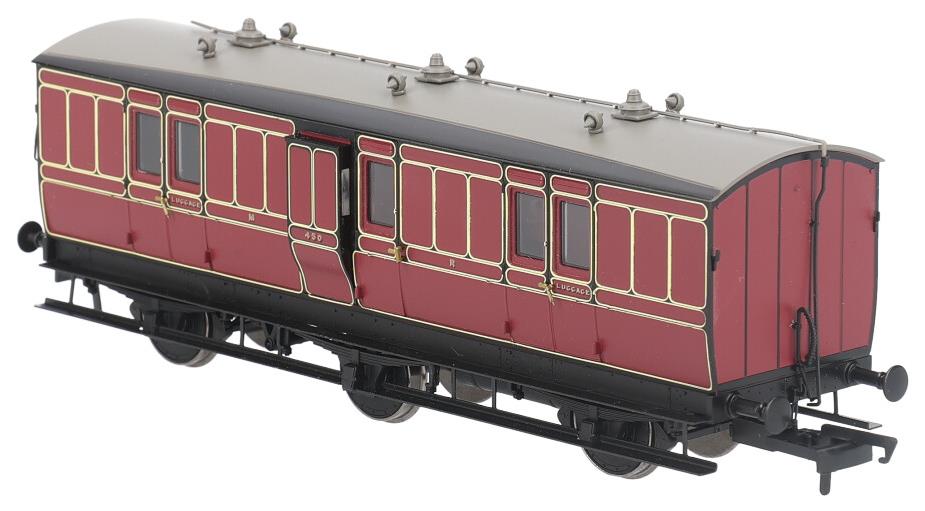Pre-Owned Hattons Originals Genesis 6 wheel full brake 450 in Midland Railway Crimson Lake
