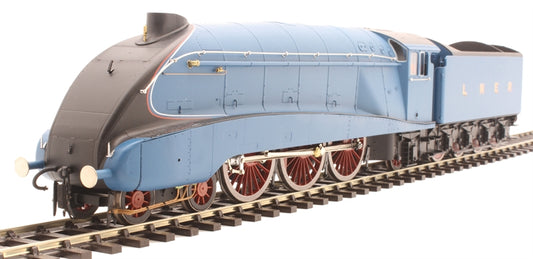 Pre-Owned Class A4 4-6-2 LNER Garter Blue Unnumbered with single chimney and Unstreamlined Corridor Tender