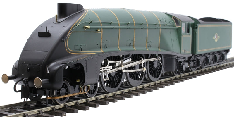 Pre-Owned Class A4 4-6-2 BR Green Late Crest Unnumbered with Double Chimney and Unstreamlined Corridor Tender