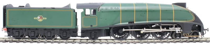 Pre-Owned Class A4 4-6-2 BR Green Late Crest Unnumbered with Double Chimney and Unstreamlined Corridor Tender