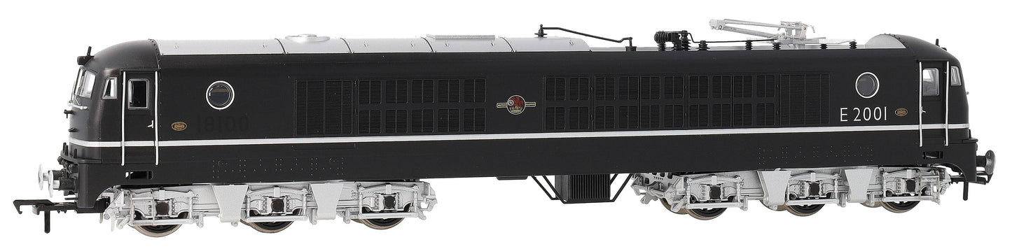 1812 BR Class 80 E2001 (Rebuilt 18100 Gas Turbine) Electric Locomotive in BR Black (Late Crest)