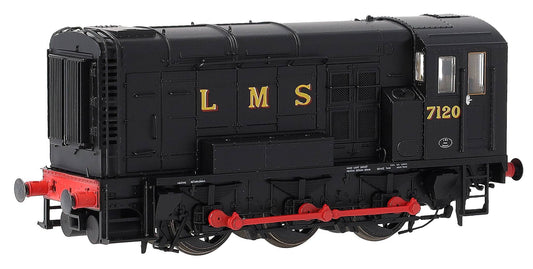MR-503 Class 11 Shunter LMS pre-war Black 7120 Diesel Locomotive