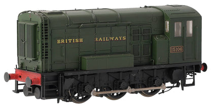 MR-507 Class 11 Shunter BR Green (WR Style Lettering) 15106 Diesel Locomotive - Weathered