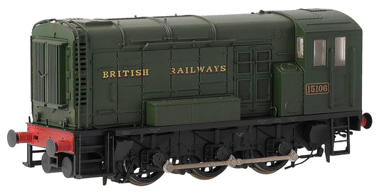 MR-507 Class 11 Shunter BR Green (WR Style Lettering) 15106 Diesel Locomotive - Weathered