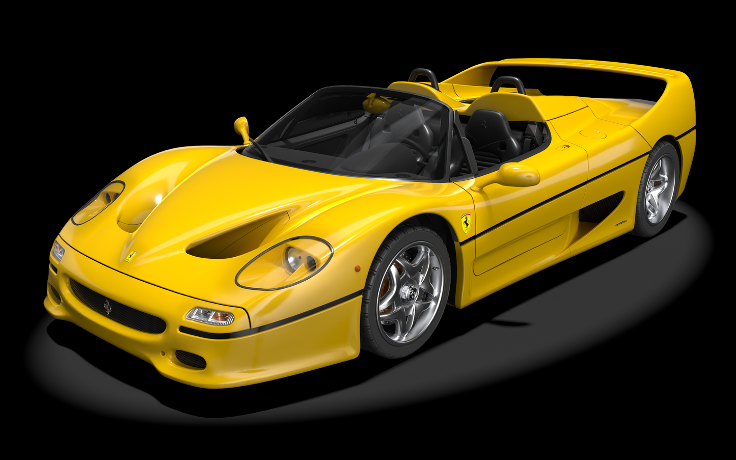 HK63 Ferrari F50- Giallo Modena