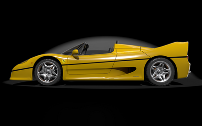 HK63 Ferrari F50- Giallo Modena