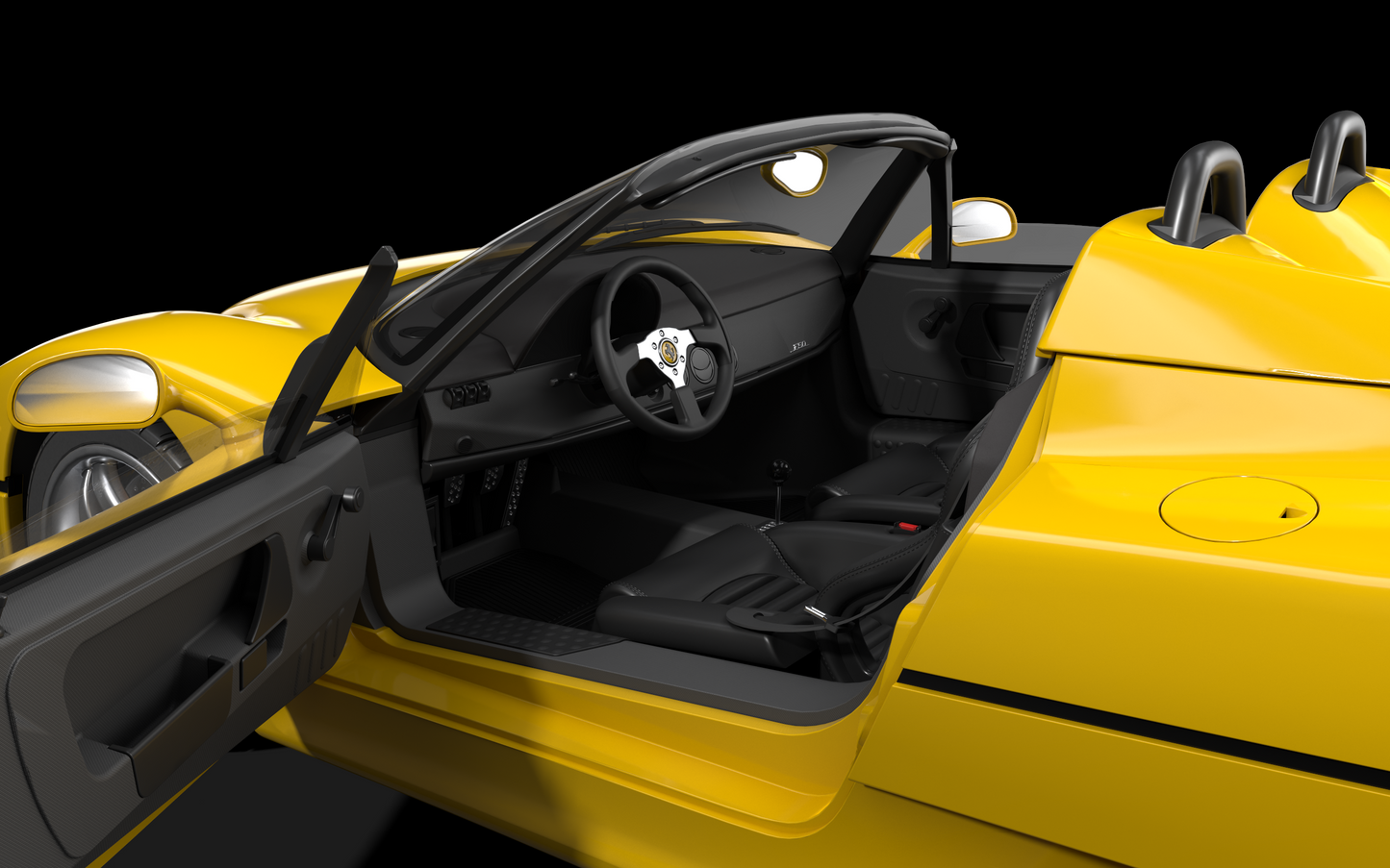 HK63 Ferrari F50- Giallo Modena