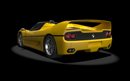 HK63 Ferrari F50- Giallo Modena