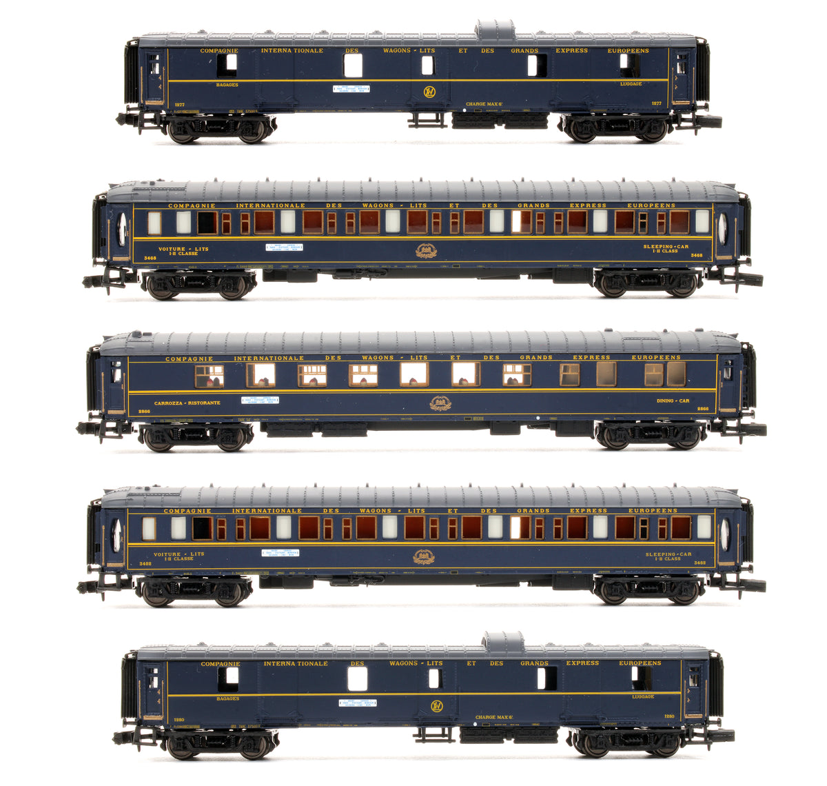 Pre-Owned Orient Express '140 Years' 5 Car Coach Set