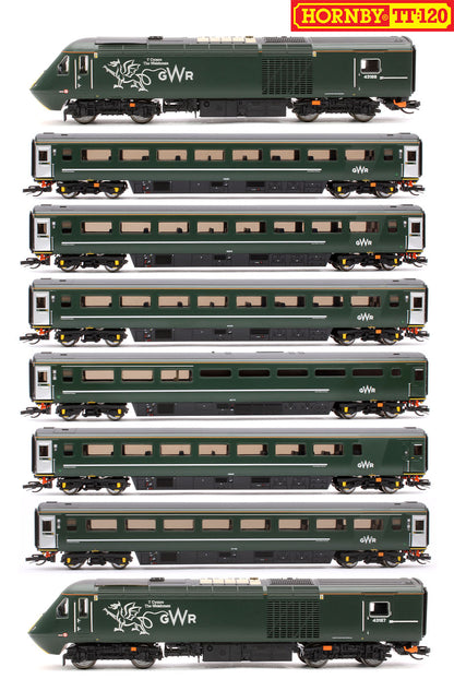 Set of 8 GWR TT:120 Class 43 HST & Mk3 Coaches