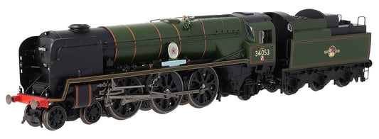R30485 Rebuilt Battle of Britain 4-6-2 BR Green Late Crest 34053 '303 Squadron' Steam Locomotive