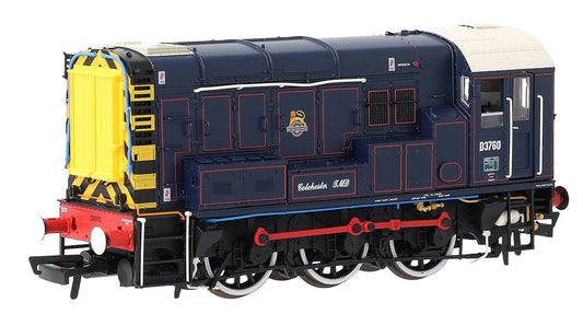 R30507 Class 08 BR/GER Lined Blue D3760 'Colchester TMD' Diesel Locomotive