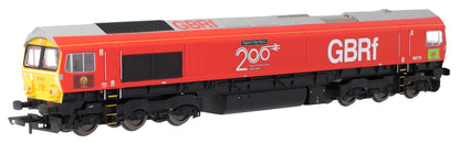 R30549TXS RailRoad Plus GBRf Class 66 Railway 200 'Karen Harrison' 66710 Diesel Locomotive - DCC Sound