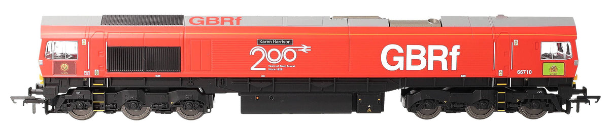 R30549 RailRoad Plus GBRf Class 66 Railway 200 'Karen Harrison' 66710 Diesel Locomotive