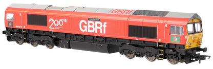 R30549TXS RailRoad Plus GBRf Class 66 Railway 200 'Karen Harrison' 66710 Diesel Locomotive - DCC Sound
