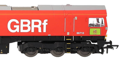 R30549TXS RailRoad Plus GBRf Class 66 Railway 200 'Karen Harrison' 66710 Diesel Locomotive - DCC Sound
