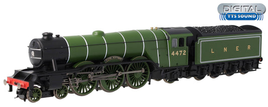 R3284TTS RailRoad LNER, A1 Class, 4-6-2, 4472 'Flying Scotsman' Steam Locomotive - TTS Fitted