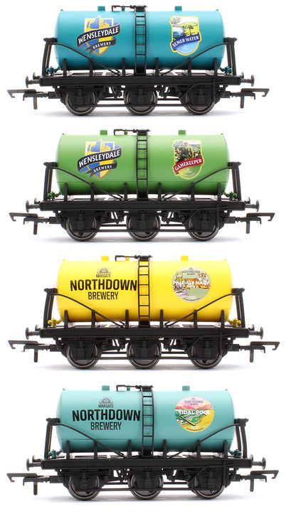 R60282/283/307/308 Set of 4 Northdown & Wensleydale Brewery Tankers