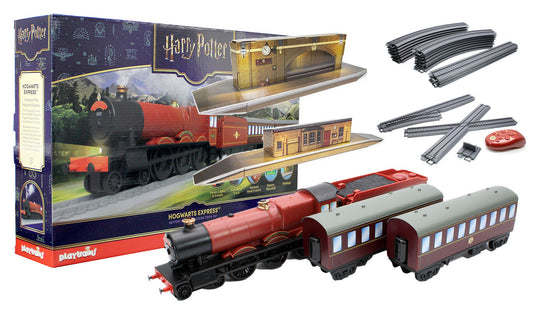 R9370SSM Playtrains Hogwarts Express Train Set with Steam