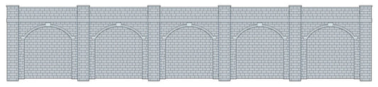 LK12169 Lineside Kit TT:120 Retaining Wall - Stone 304mm/12inches