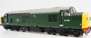 Class 37/0 (split headcode) BR Green 37350/D6700 (full yellow ends)