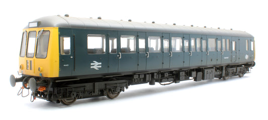 Class 122 BR Blue (Yellow Ends) Single Car DMU TDB975227 - Weathered
