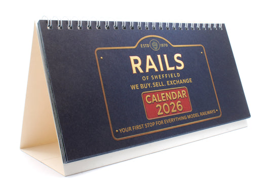 Rails of Sheffield 2026 Desktop Calendar
